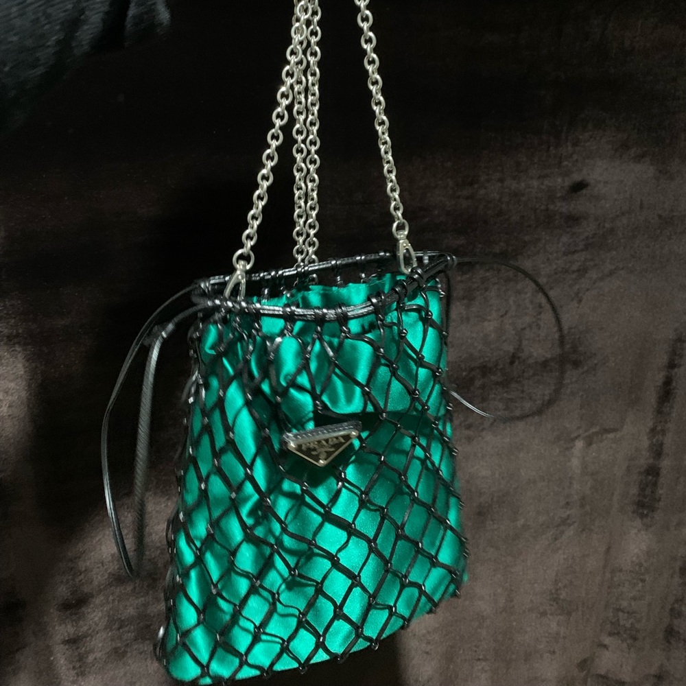 This beautiful vibrant color Prada is out of stock!